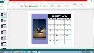 How to create a calendar in publisher [upl. by Sliwa]