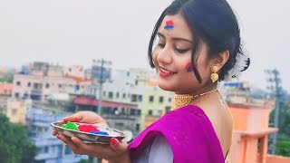 Neel Digante  Shreya Ghoshal  Basanta Utsav  Happy Holi  Vasant Utsav  Dolyatra  Dance Video [upl. by Ueihttam748]