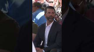 Donald Trump Jr attends Two Kings casino groundbreaking shorts wcnc donaldtrumpjr [upl. by Berck]