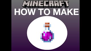 How to make a decay potion in Minecraft 117 [upl. by Nelra]