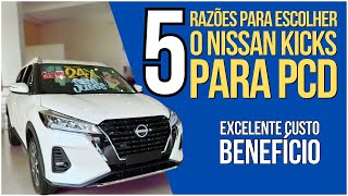 5 Razões para Escolher o NISSAN KICKS SENSE como Seu Próximo Carro PCD [upl. by Bilak]