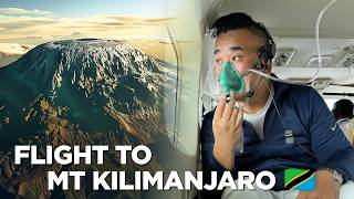 Unpressurized Flight over 20000ft  Mt Kilimanjaro  Air Tanzania [upl. by Learsi29]