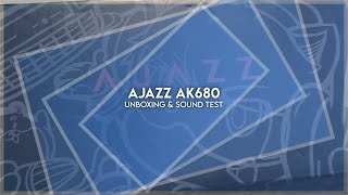 Ajazz AK680 Mechanical Keyboard  Unboxing amp Sound Test  Ajazz Red Switches [upl. by Gosser]