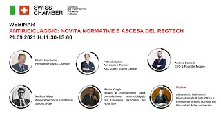 Antiriciclaggio novità normative e ascesa del regtech [upl. by Louanne]