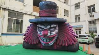 5m High Inflatable Clown With Blower For Nightculb Decoration [upl. by Arreip764]