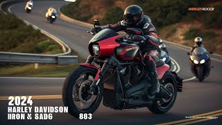 2024 Harley Davidson Iron 883 – The Iconic Rebel Roars Again [upl. by Sofko107]