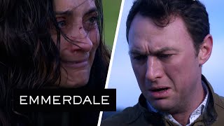 Emmerdale  Liam Finds Out Meena Killed Leanna [upl. by Llehsal337]