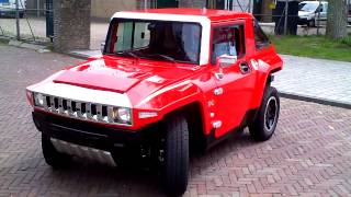 ECar Mini Hummer DEN HELDER 2 juli 2013 [upl. by Ennairol]