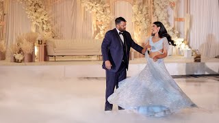 Bride and Grooms BEAUTIFUL First Dance at their Indian Wedding  4K [upl. by Otit]