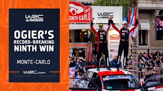 Ogiers RECORDBREAKING Ninth Rallye MonteCarlo Victory  WRC Rallye MonteCarlo 2023 [upl. by Ettesel]