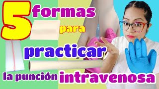 ✅CÓMO practicar la PUNCIÓN de una VENA CURSO cómo APRENDER a CANALIZAR una VENA desde CERO [upl. by Rema249]