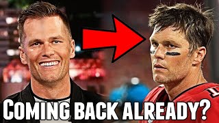 Tom Brady Discusses Coming Out of Retirement To Play NFL Football Again [upl. by Dosia785]