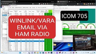 WINLINK VARA HF SET UP TEST ICOM 705 [upl. by Sharp]