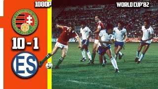 Hungria vs El Salvador 10  1 Full Highlight All Goals World Cup 82 [upl. by Ahsaeyt278]