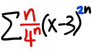 How to find the radius and interval of convergence of a power series [upl. by Sarilda236]