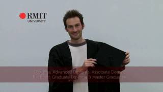 How to wear a mortar board  RMIT University [upl. by Attenrad]