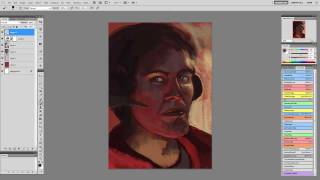 Self Portrait Tutorial  Digital Painting [upl. by Mathilde]