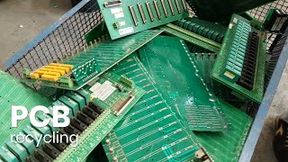 Triturazione e smaltimento schede elettroniche PCB  D40  Stokkermill [upl. by Nwahsyd786]