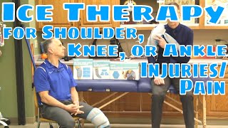 Ice Therapy for Shoulder Knee or Ankle InjuriesPain [upl. by Acinnad]