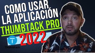 Como Usar La Aplicación Thumbtack Para conseguir Trabajos LatinoCity [upl. by Dnomse]