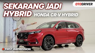 Honda CRV Hybrid 2023  Review Indonesia  OtoDriver [upl. by Arretnahs]