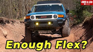 TOYOTA FJ Cruiser with Bilstein 6112  Offroad review [upl. by Akimik]