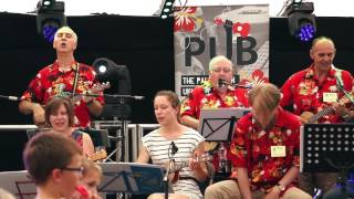 The Palmerston Ukulele Band at the 2016 Peterborough BeerFest [upl. by Rick]