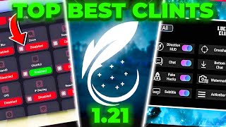 top best survival clients for MINECRAFT BEDROCK 121minecraft [upl. by Aalst]