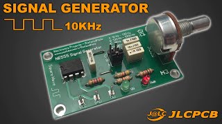 NE555 Signal Generator Tutorial PCB  10 Hz to 10 KHz [upl. by Lauri]