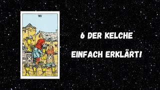 6 der Kelche  Einfach erklärt  Symbolik und Bedeutung  tarotberlin tarot tarotkarten [upl. by Helban]