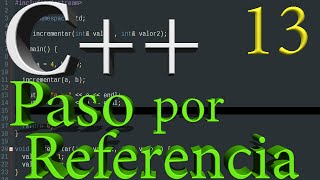 Programación en C 13  Paso por referencia en funciones [upl. by Elmer]