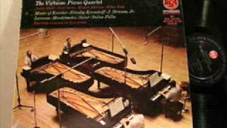 The Virtuoso Piano Quartet plays Dvorak Slavonic Dance in E minor [upl. by Cram]