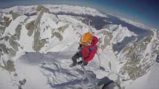 Spring ski on 3 cols route [upl. by Bradeord]