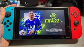 EA Sport FIFA 22 Gameplay On Nintendo Switch [upl. by Atiuqram]