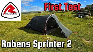 200kmh wind tested tent First review of the Robens Sprinter 2 storm youtube robensoutdoor [upl. by Kezer]