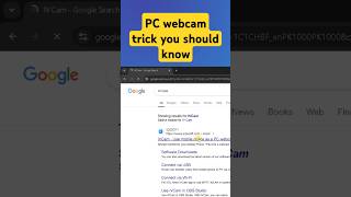 PC Webcam Trick usefultips pctips pctricks [upl. by Retha]