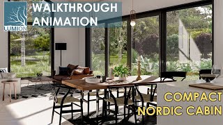 Another NORDIC CabinWalkthrough AnimationLumion 11Nordic Cabins [upl. by Brok122]