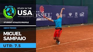 Miguel Moreira Sampaio Brazil  UTR 75  Spring 2024 [upl. by Anenahs]