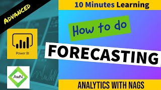 Power BI Tutorial 3050  How to do Forecasting in Power BI [upl. by Radie]