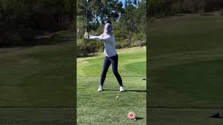 13yr old girl golf swing  Is my swing getting better uswingmojinggolf golfing golflife⛳️ [upl. by Enirroc]