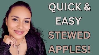 How To Make Stewed Apples Healthy amp Delicious Ayurvedic Breakfast [upl. by Martres]