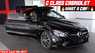 Mercedes C Class Cabriolet  Walkaround with On Road Price  Team Car Delight [upl. by Barbee]