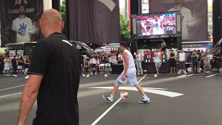 Klay Thompson  070117 Guangzhou 02 pickup game [upl. by Dnivra99]