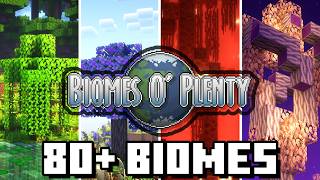 Biomes O Plenty ALL BIOMES  Minecraft Mod Showcase  Best Mods 121 FabricForge [upl. by Rosabel]