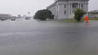 Hokitika 11th Jan 2018 flooding in town [upl. by Yboc]