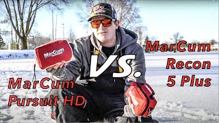 MarCum Pursuit HD Vs MarCum Recon 5 Plus [upl. by Nyleek11]