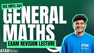 VCE General Maths 3amp4 Exam Revision Lecture 2024 [upl. by Leamaj874]