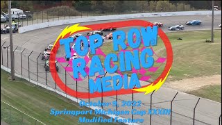 October 9 2022 Modified Feature at Michigan Cup XXXIII Springport MidMichigan Speedway [upl. by Drucie253]