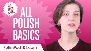 Learn Polish in 40 Minutes  ALL Basics Every Beginners Need [upl. by Kauffman839]