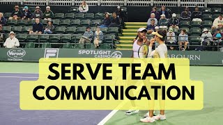 Serve Team Communication in Doubles Tennis  3 Things You You MUST KNOW [upl. by Noevart552]